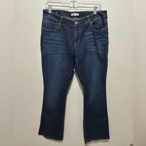 CAbi Women's Dark Blue Boot Cut Jeans Size 10